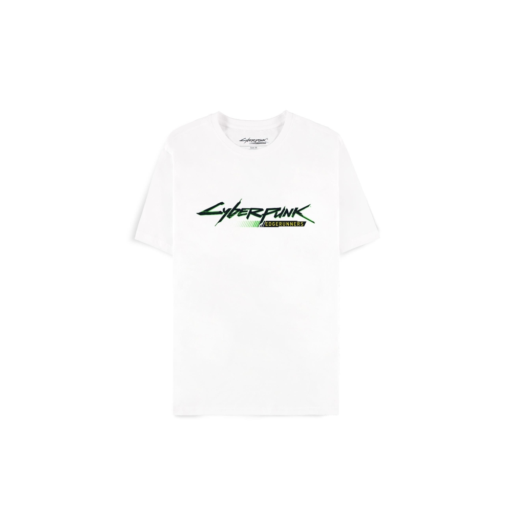Cyberpunk: Edgerunners - Logo Tshirt Homme - Blanc